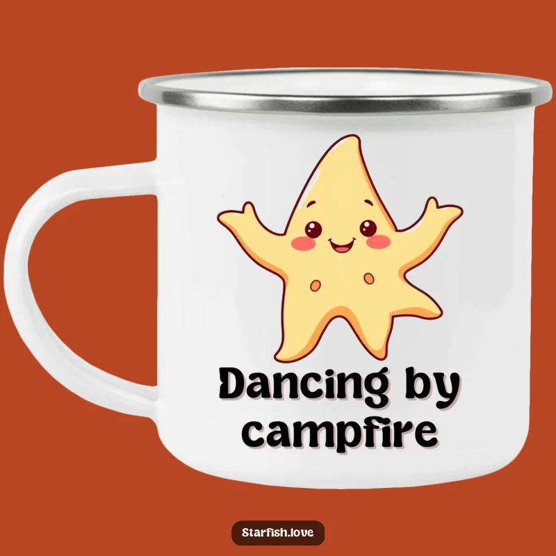 Funny Starfish Dance Camping Mug: Your Groovy Drink Companion Gift