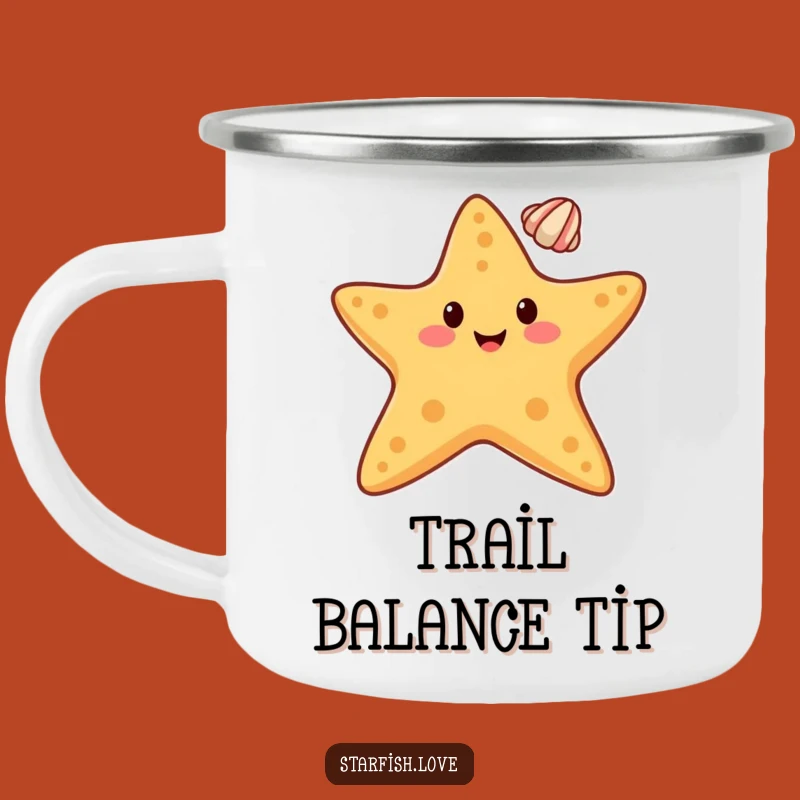 Funny Starfish Seashell Camping Mug: Your Balanced Drink Companion Gift