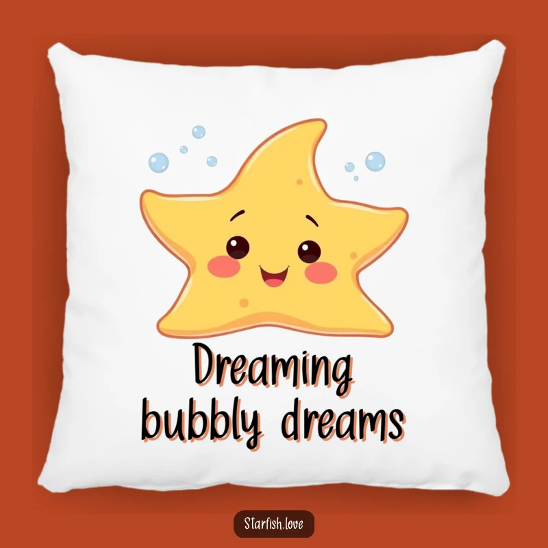 Funny Starfish Bubble Pillow: Snuggle Up with this Cheerful, Cozy Gift