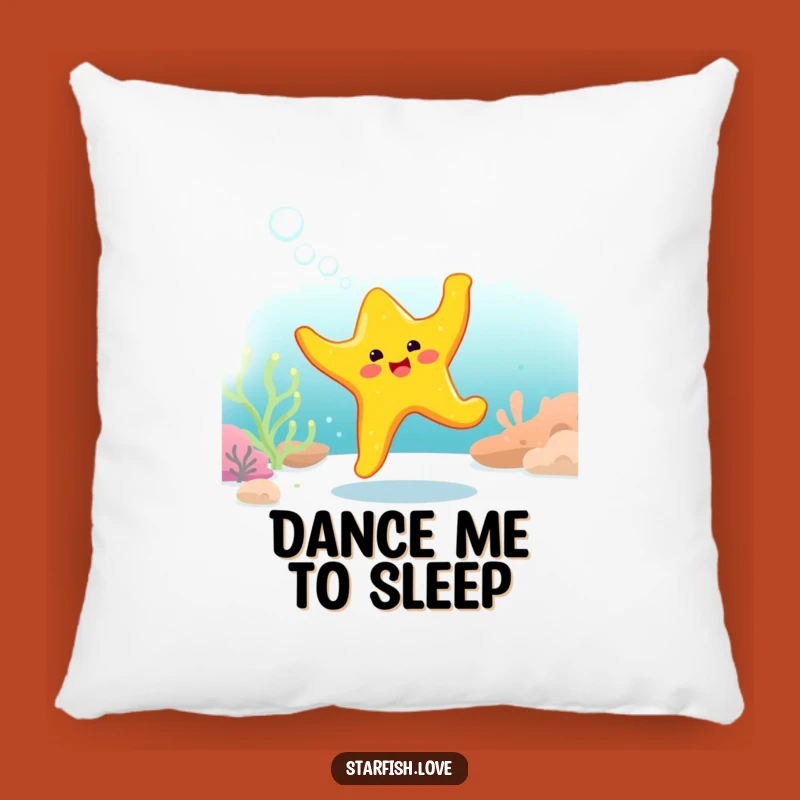 Funny Starfish Dance Pillow: Cozy Comfort, Underwater Fun, Adorable Funny Gift
