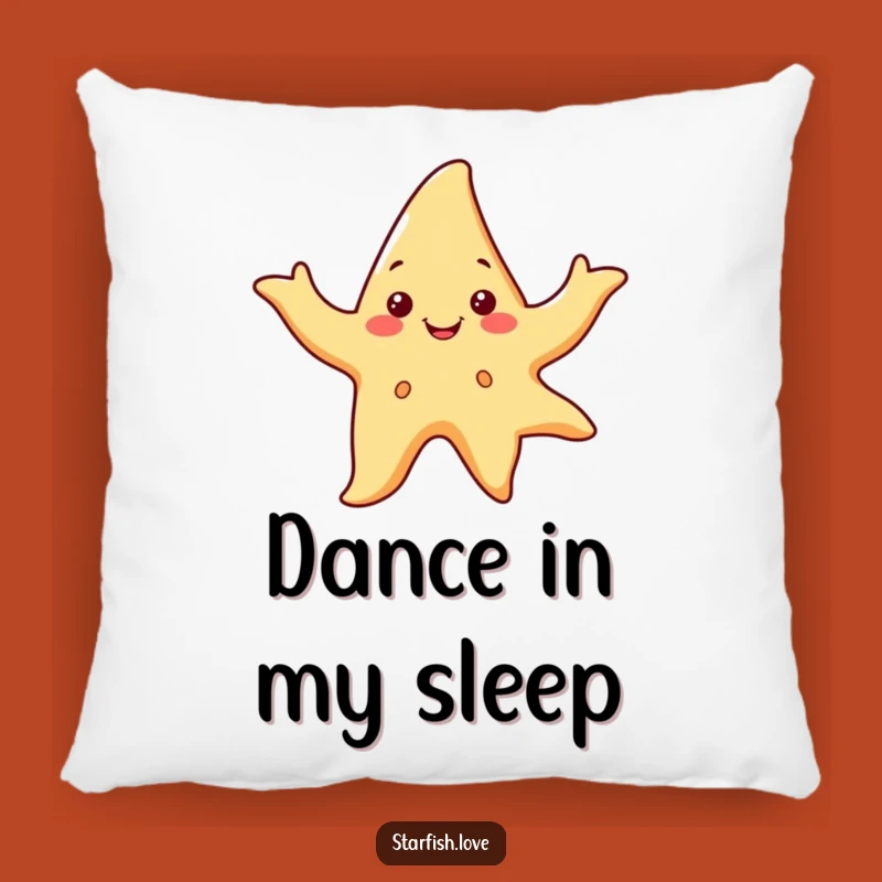 Funny Starfish Dance Pillow: Snuggle Up with this Smiling, Cozy Gift