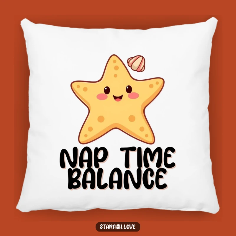 Funny Starfish Seashell Pillow: Rest Your Head on this Balanced, Cozy Gift