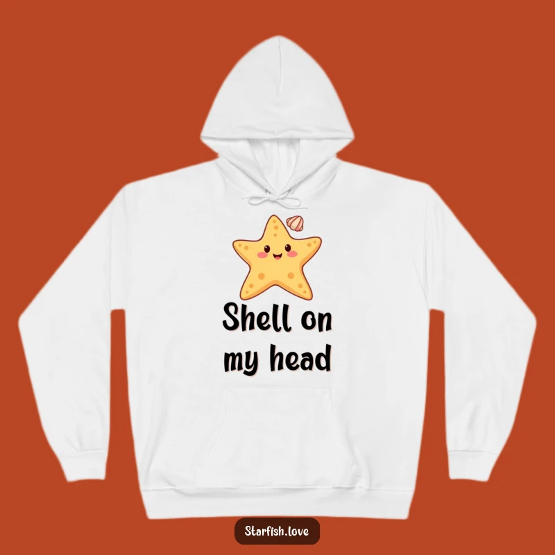 Funny Starfish Seashell Hoodie: Cozy Up with this Balanced, Humorous Gift