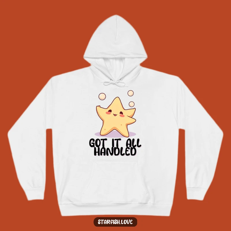 Cozy Starfish Pearl Juggler Hoodie: Warmth and Whimsy Guaranteed