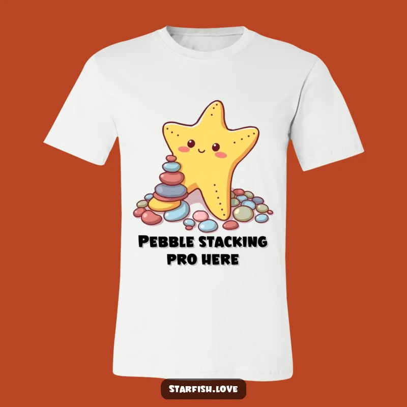 Funny Starfish Rock Stacker T-Shirt - Hilarious Casual Wear & Gift