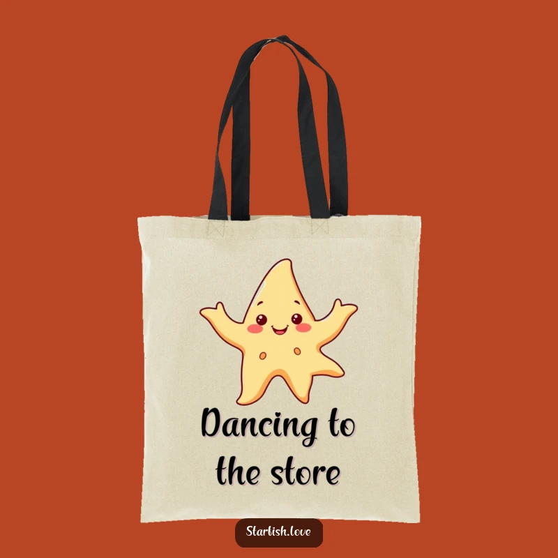 Funny Starfish Dance Tote Bag: Carry Your Rhythm in this Handy Gift